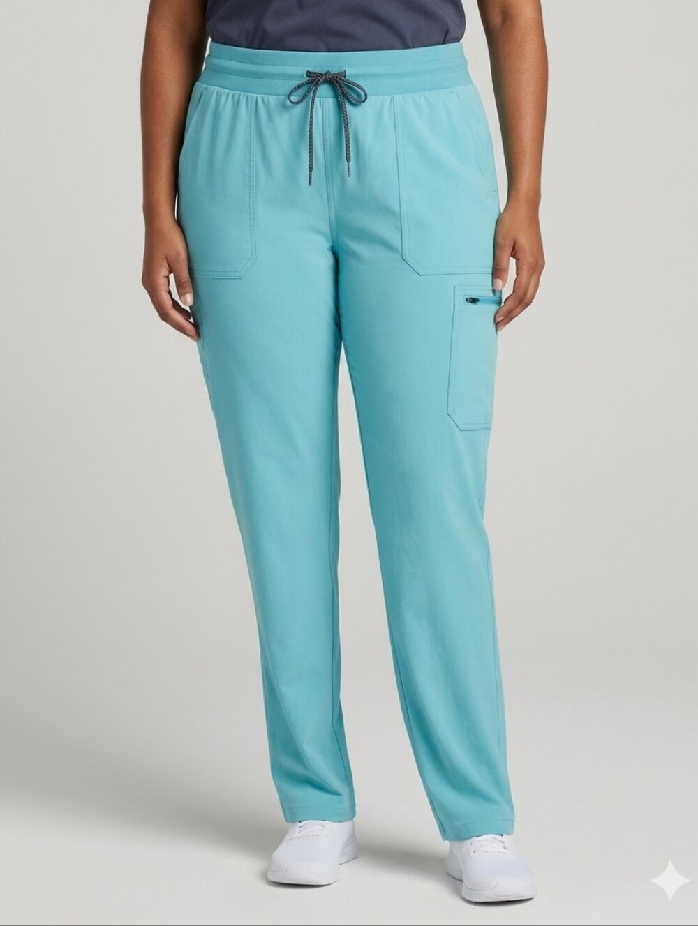 Carhartt Force Rugged Flex Peak Slim Leg Scrub Pants Light Blue, Size 3XL